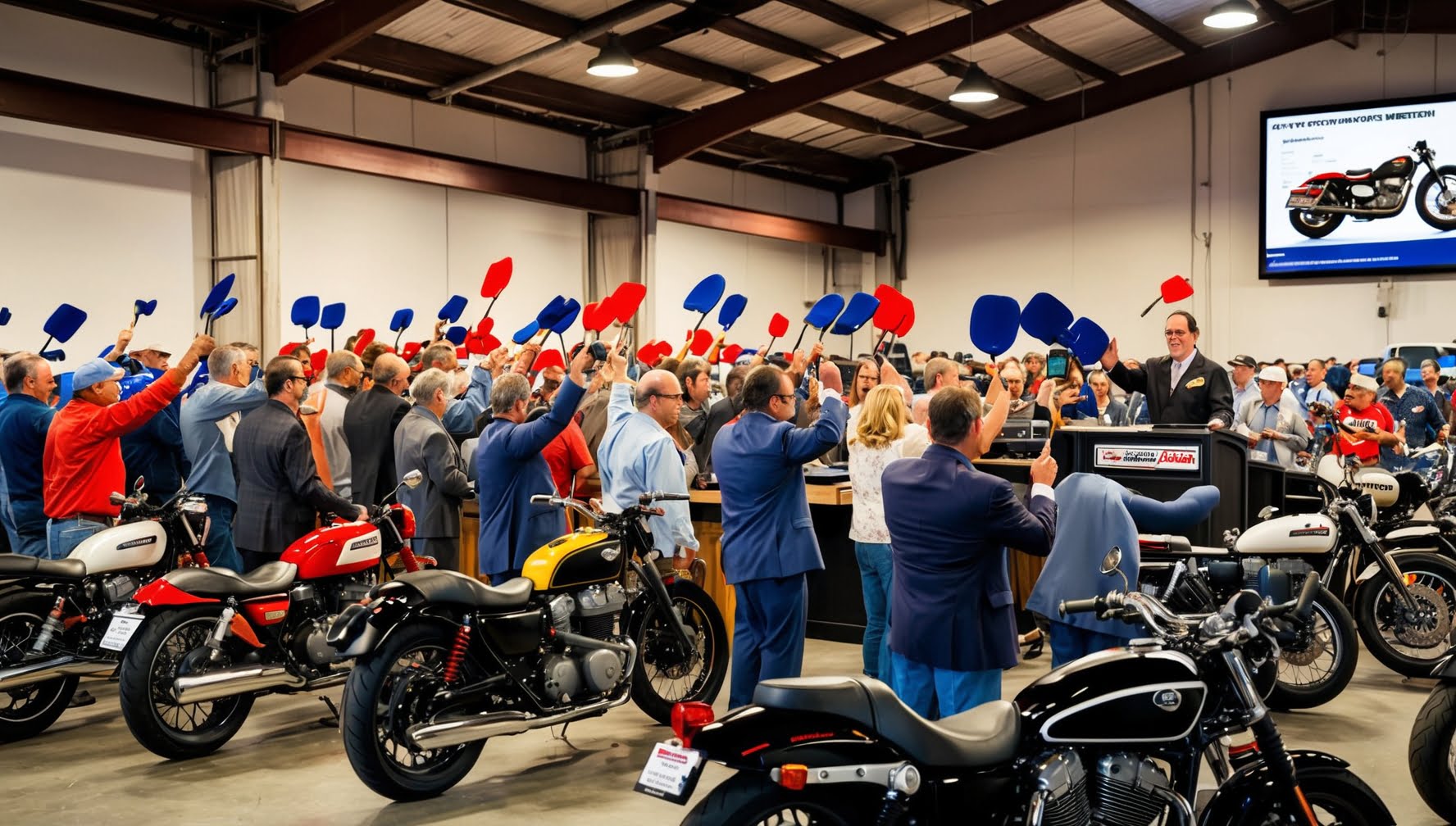 Aprenda a Comprar Motos Baratas em um Leilão