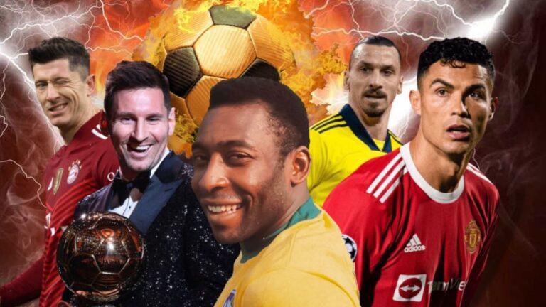 Os jogadores com mais gols oficiais na história do futebol.